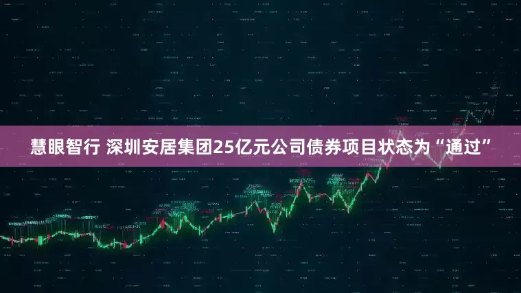 慧眼智行 深圳安居集团25亿元公司债券项目状态为“通过”